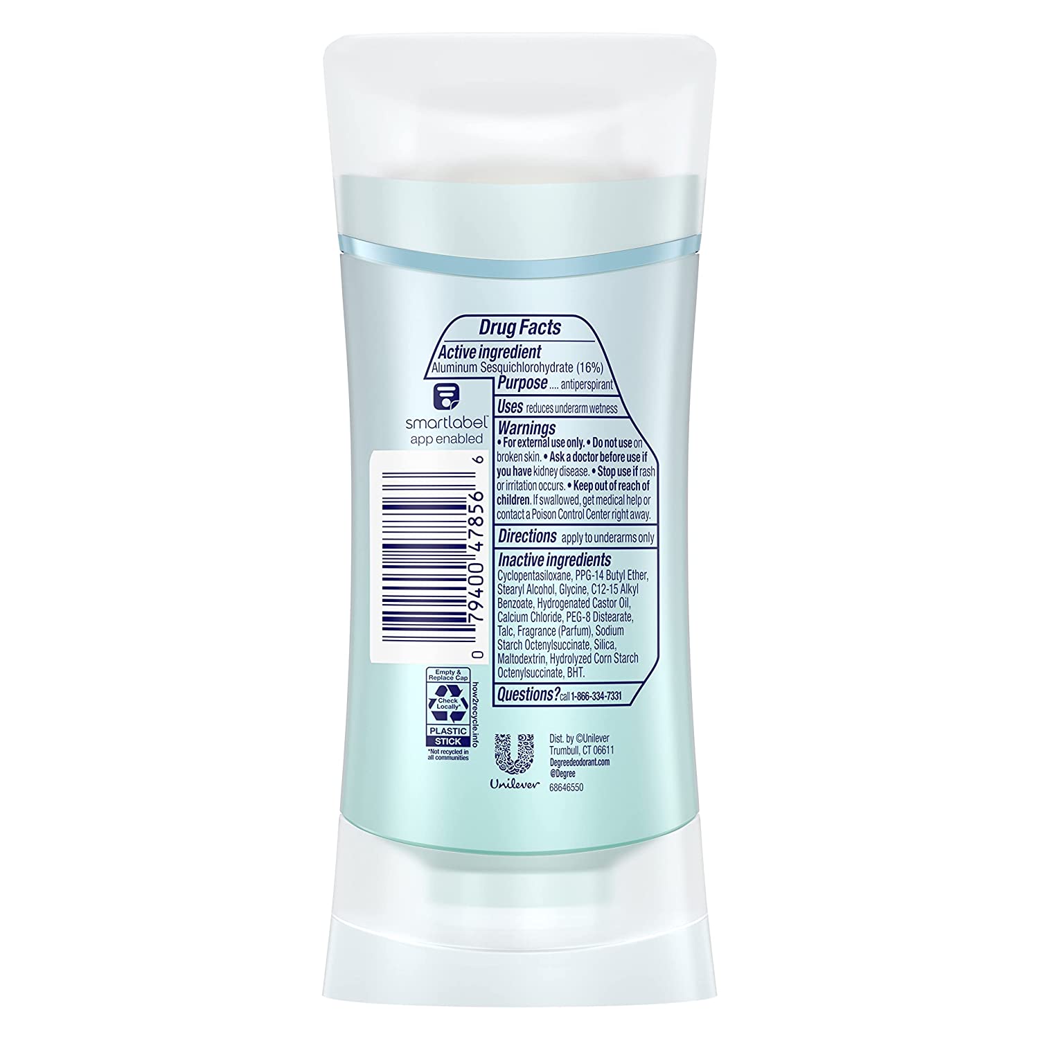 Degree Antiperspirant Deodorant 72-Hour Sweat and Odor Protection Lavender and Waterlily Antiperspirant for Women with?MotionSense?Technology 2.6 oz 4 Count - Image 2